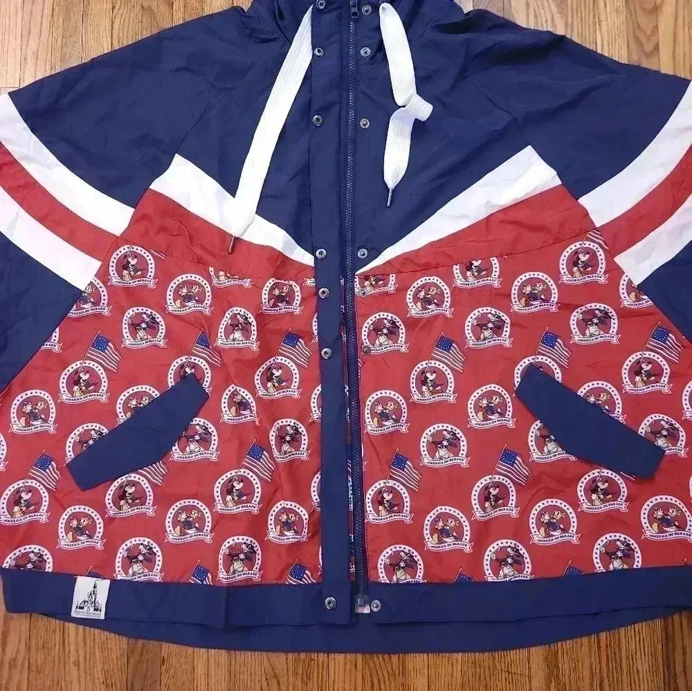 Disney World Vault Collection Adult Windbreaker Parka Size XXL - Picture 4 of 9